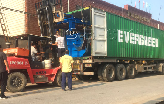 Shipment of MSW Treatment Machine