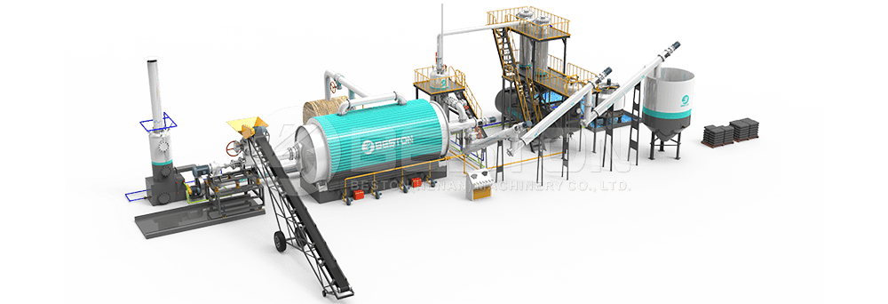 Tyre Pyrolysis Plant