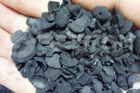 Charcoal Made by Beston Charcoal Manufacturing Machine