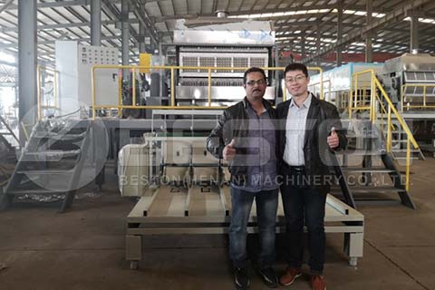 Egg Tray Machine to Saudi Arabia