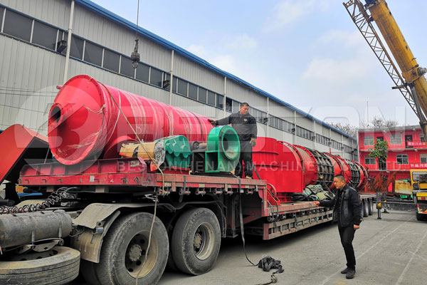 Shipment of Charcoal Production Line